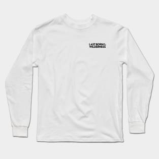 Black Text Logo Long Sleeve T-Shirt